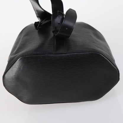 Louis Vuitton Sac a Dos Drawstring Backpack Epi Leather, BLACK, LEATHER, Backpack