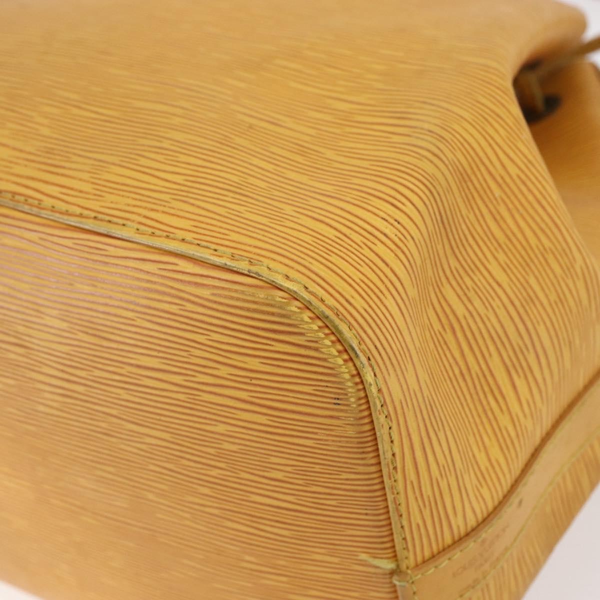 Louis Vuitton Petit Noe Handbag Epi Leather, YELLOW, LEATHER, Shoulder bag