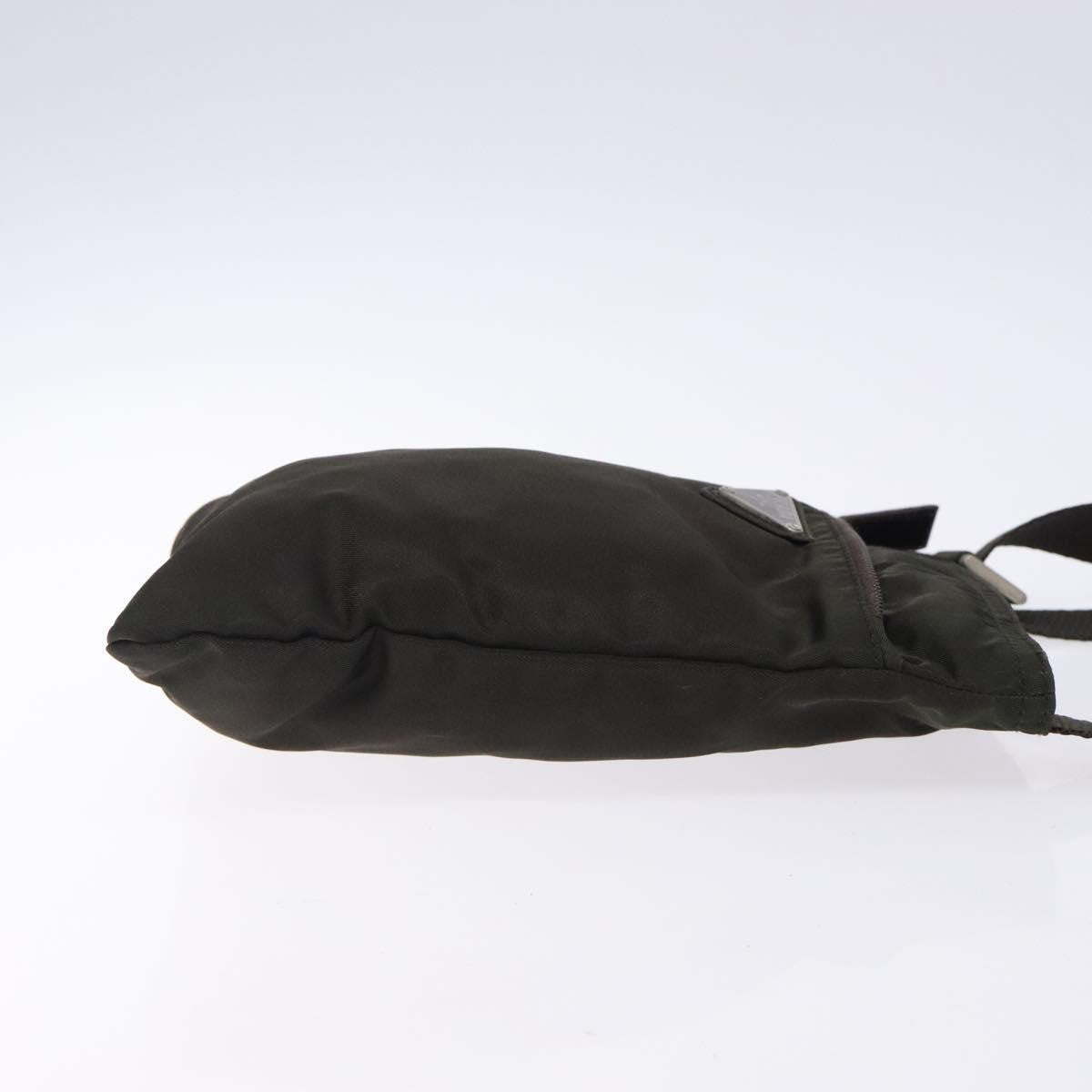 Prada Flat Messenger Bag Tessuto, KHAKI, NYLON, Shoulder bag