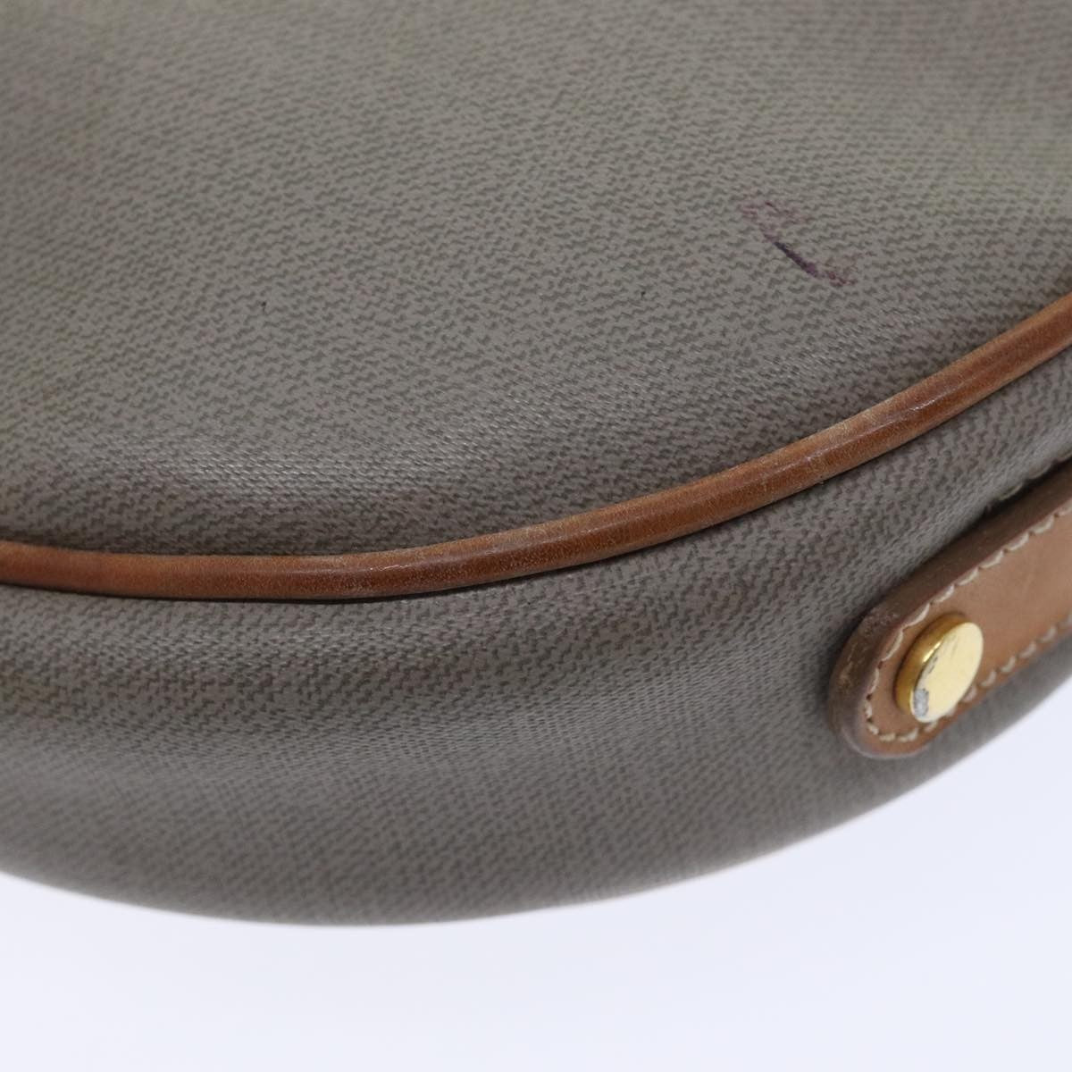 Christian Dior CD Shoulder bag Canvas and Leather, GRAY, CANVAS, Shoulder bag