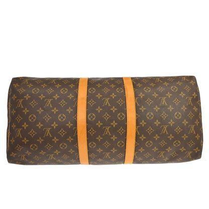 Louis Vuitton Keepall Bag Monogram Canvas, Brown, Canvas, Travel Bag
