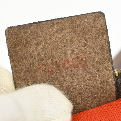 Louis Vuitton Navona Pochette Accessoires Damier, Brown, Canvas, Clutch