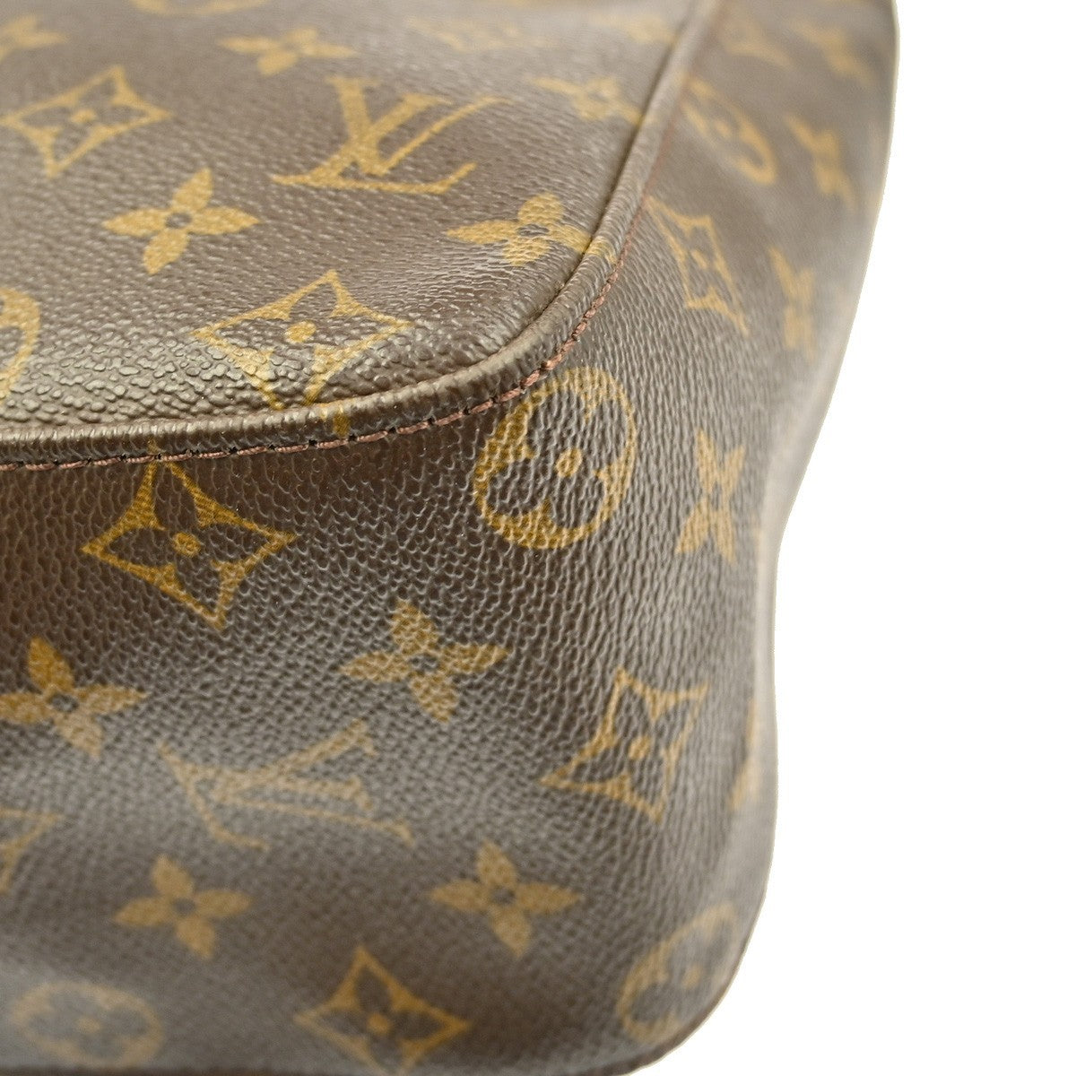 Louis Vuitton Looping Handbag Monogram Canvas, BROWN, CANVAS, Shoulder bag