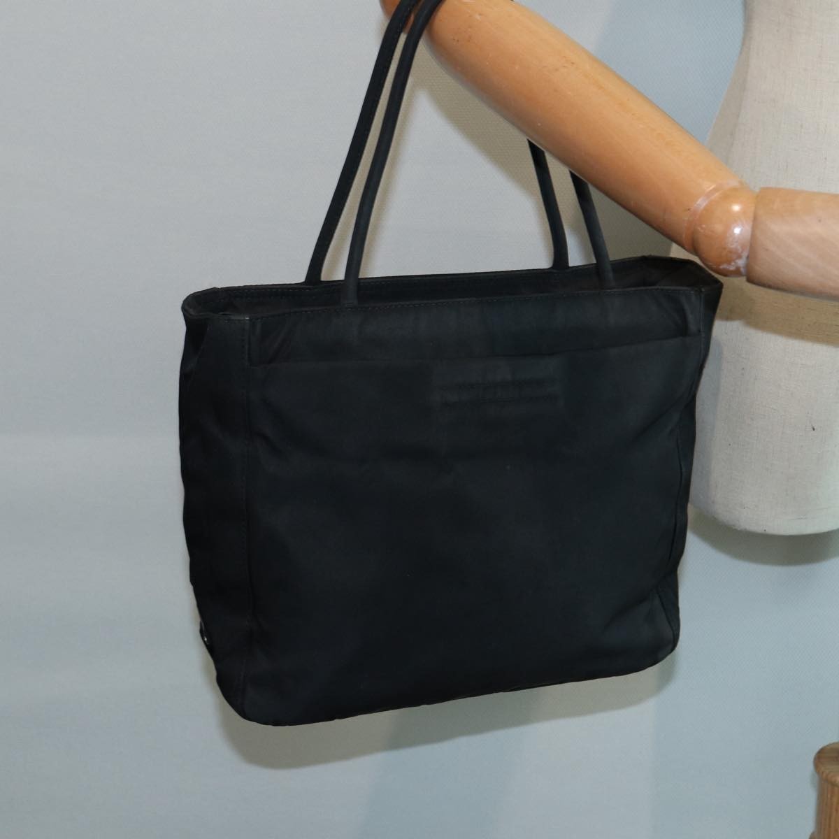 Prada Vintage Handbag Tessuto, BLACK, NYLON, Handbag