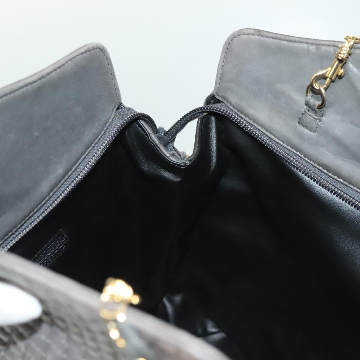 Bally Handbag Leather, GRAY, LEATHER, Handbag