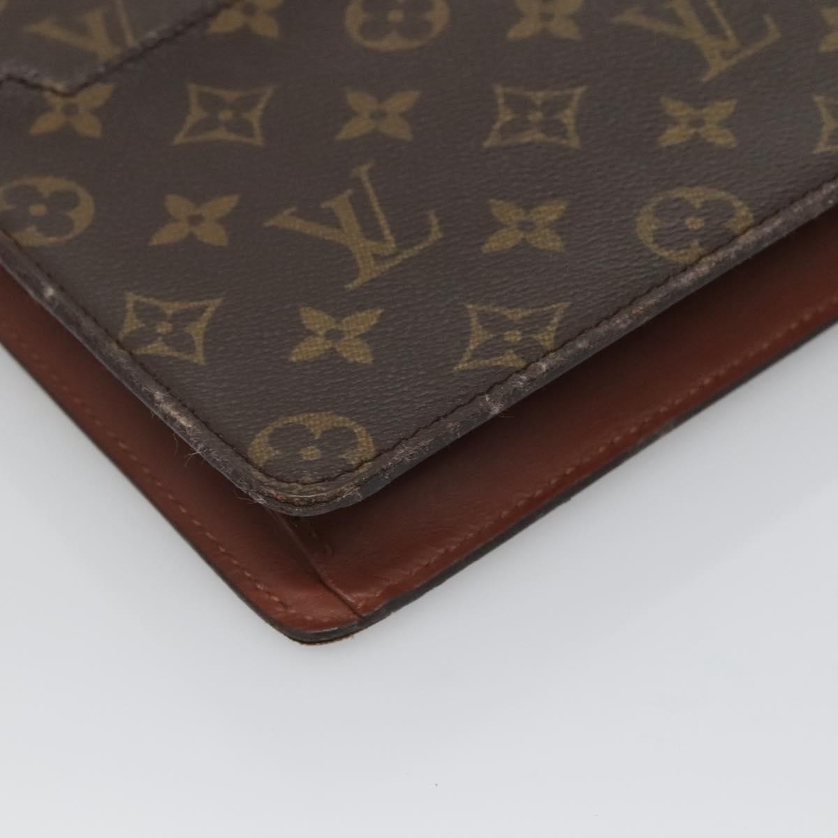 Louis Vuitton Pochette Homme Monogram Canvas, BROWN, CANVAS, Clutche & pouche