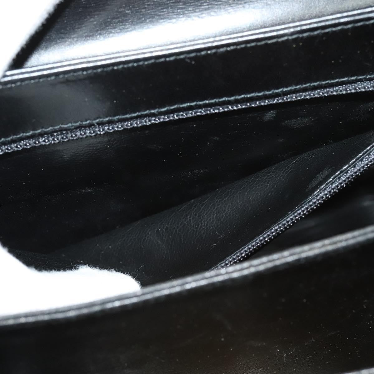 Salvatore Ferragamo Gancini Convertible Top Handle Bag Leather, BLACK, LEATHER, Handbag