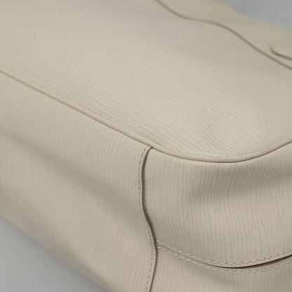 Louis Vuitton Passy Tote Epi Leather, WHITE, LEATHER, Tote bag