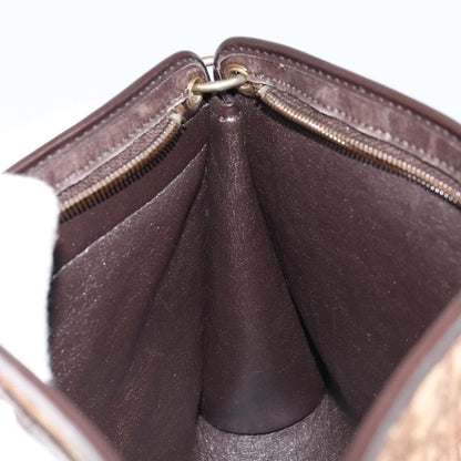 Christian Dior Vintage Trotter Shoulder Bag Canvas, BEIGE, CANVAS, Shoulder bag