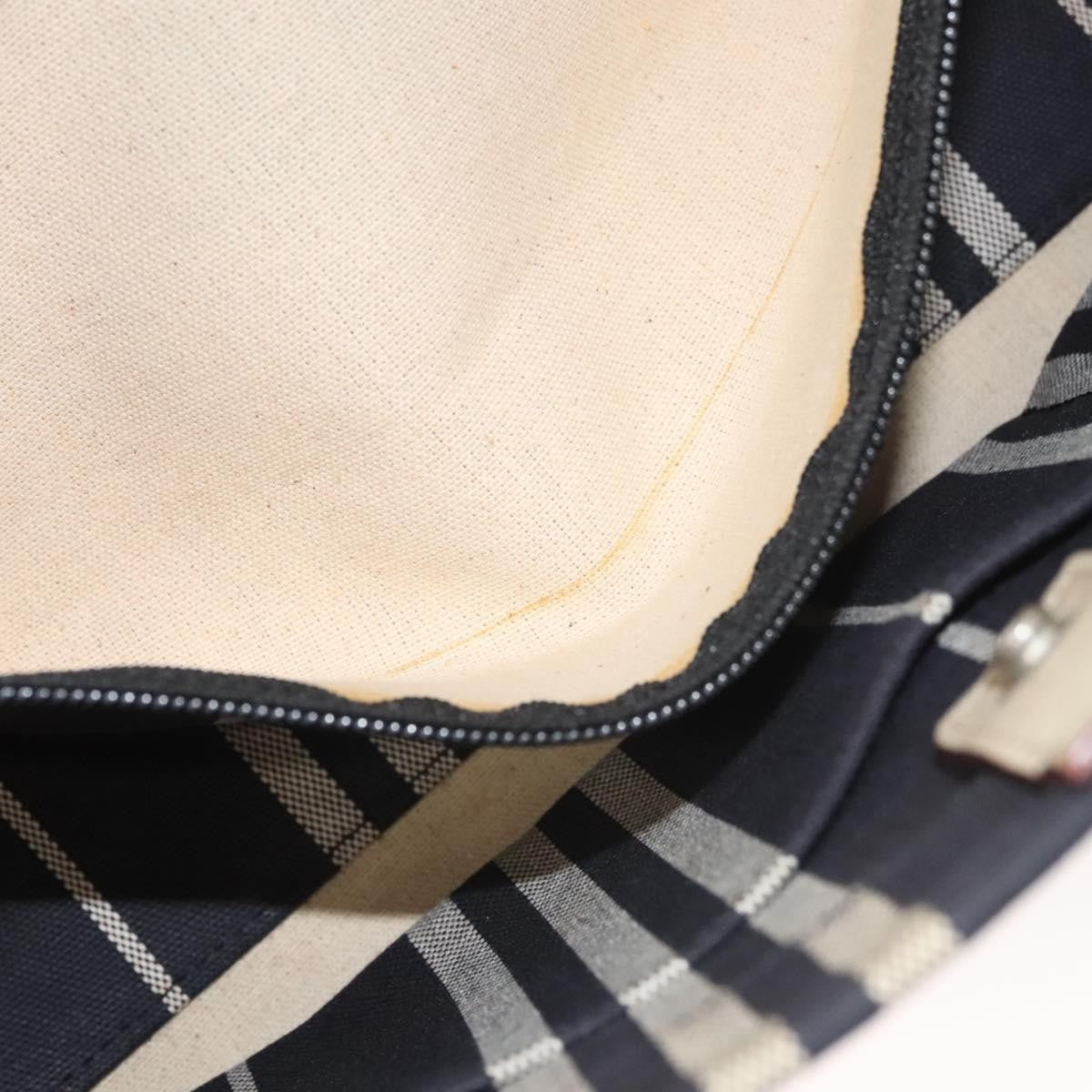 Burberry Vintage Shoulder Bag Canvas, NAVY, CANVAS, Shoulder bag