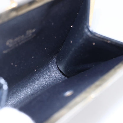 Christian Dior Vintage Trotter Pouch Canvas, NAVY, CANVAS, Clutche & pouche