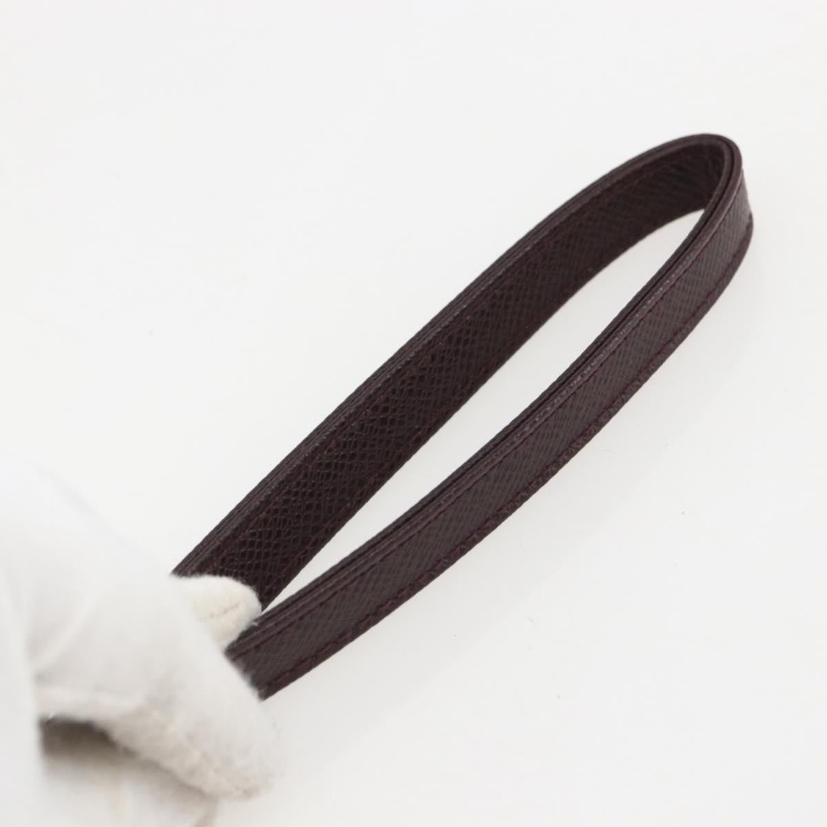 Louis Vuitton Pochette Baikal Clutch Taiga Leather, BROWN, LEATHER, Clutche & pouche