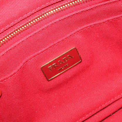Prada Canapa Tote Canvas, Red, Canvas, Tote Bag