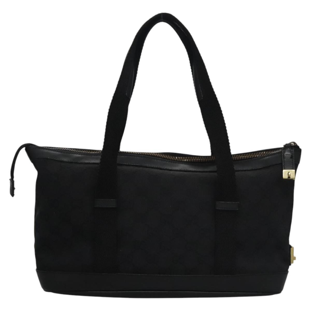 Gucci GG Canvas Bag Canvas, BLACK, CANVAS, Handbag