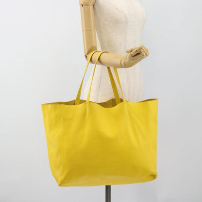 Celine Tote bag Leather, Yellow, Leather, Tote Bag