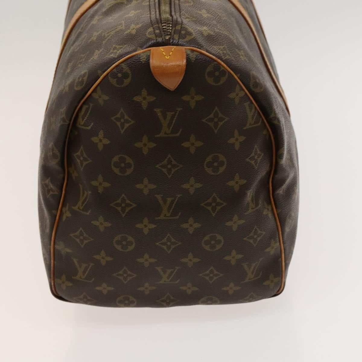 Louis Vuitton Keepall Bag Monogram Canvas, BROWN, CANVAS, Travel bag
