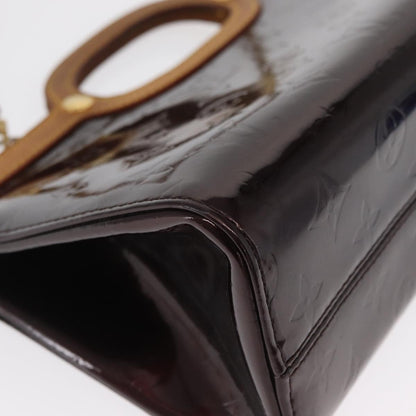 Louis Vuitton Roxbury Drive Handbag Monogram Vernis, PURPLE, PATENT_LEATHER, Handbag