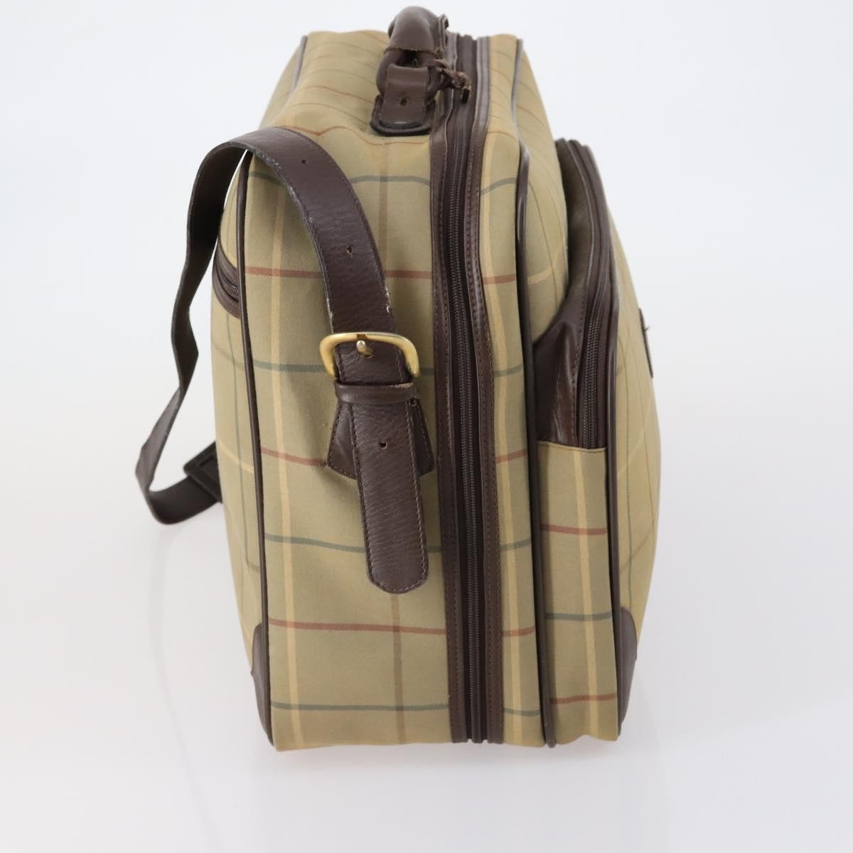 Burberry Nova check boston bag Canvas, BEIGE, CANVAS, Travel bag