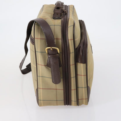 Burberry Nova check boston bag Canvas, BEIGE, CANVAS, Travel bag