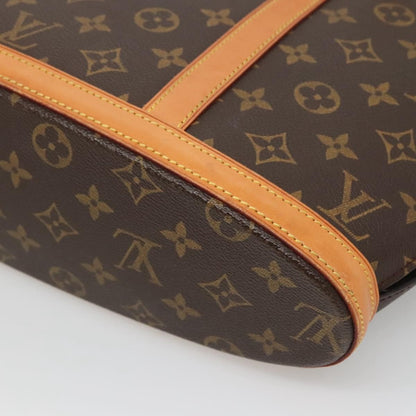 Louis Vuitton Babylone Handbag Monogram Canvas, BROWN, CANVAS, Tote bag