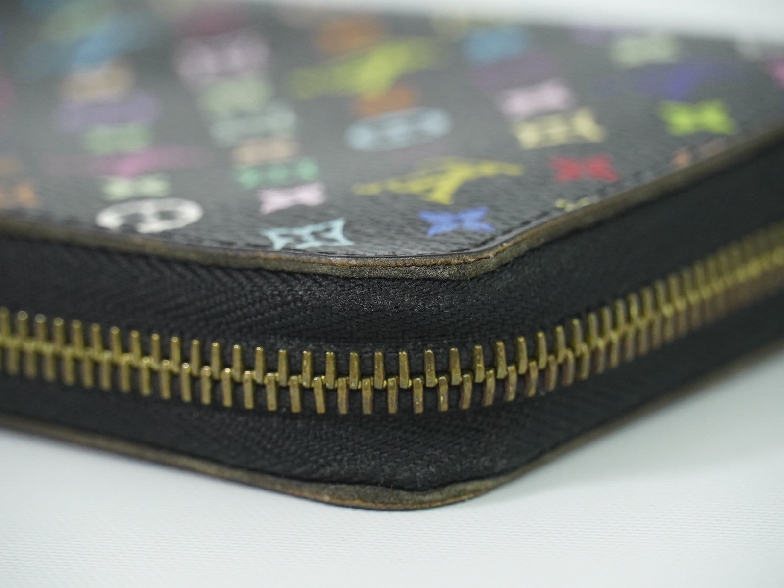 Louis Vuitton Zippy Wallet NM Monogram Multicolor Canvas, BLACK, CANVAS, Wallets