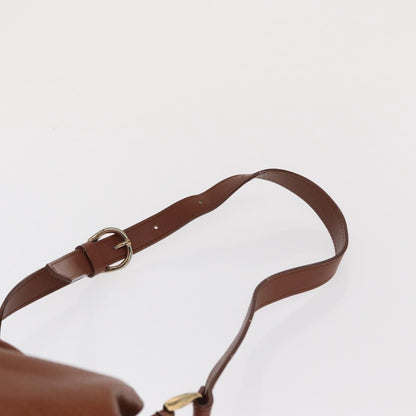 Burberry Vintage Shoulder Bag Leather, BROWN, LEATHER, Shoulder bag