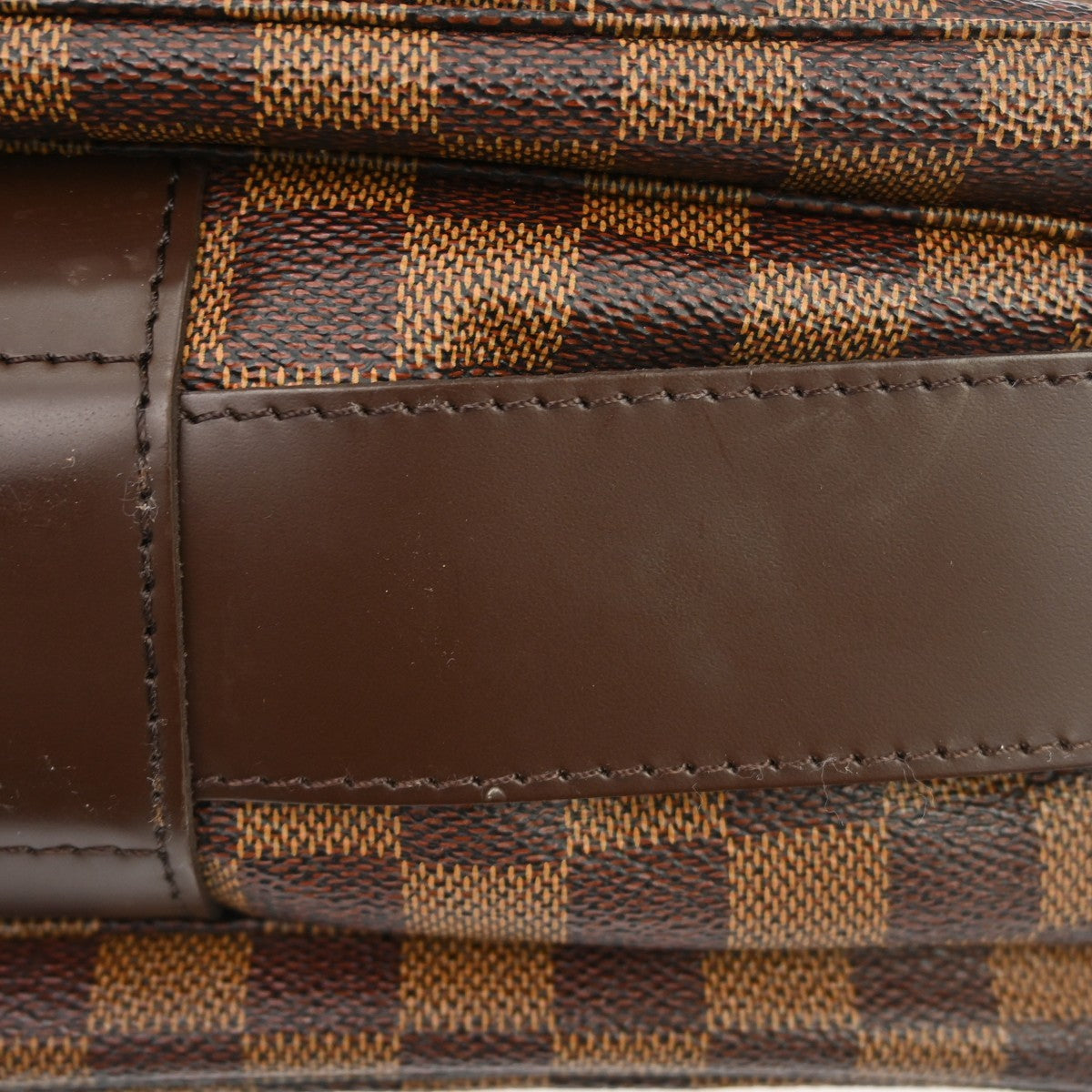 Louis Vuitton Naviglio Handbag Damier, BROWN, CANVAS, Shoulder bag