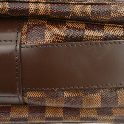 Louis Vuitton Naviglio Handbag Damier, BROWN, CANVAS, Shoulder bag
