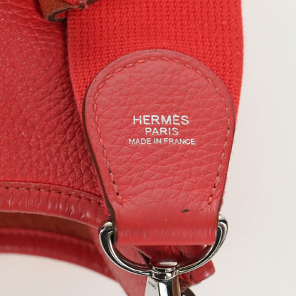 Hermes Evelyne Bag Gen III Clemence, Pink, Leather, Shoulder Bag