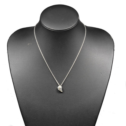 Tiffany & Co. Leaf Pendant Necklace Silver 925 and K18 Yellow Gold, SILVER, SILVER, Necklace