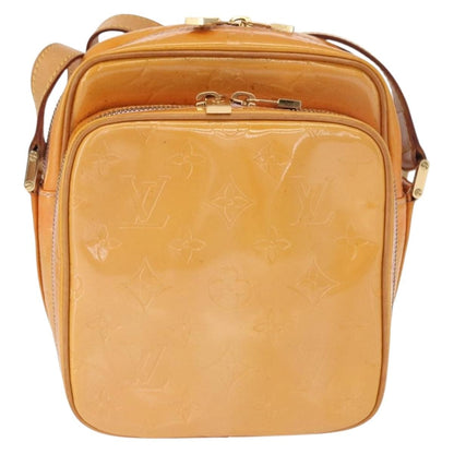 Louis Vuitton Wooster Handbag Monogram Vernis, YELLOW, PATENT_LEATHER, Clutche & pouche