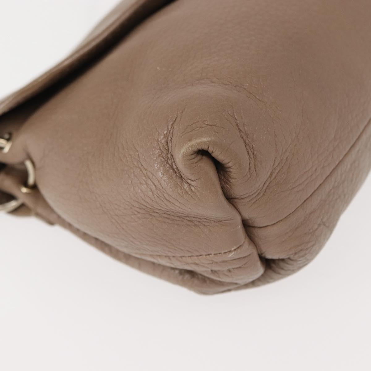 Chloe Lily Shoulder bag Leather, PURPLE, LEATHER, Shoulder bag