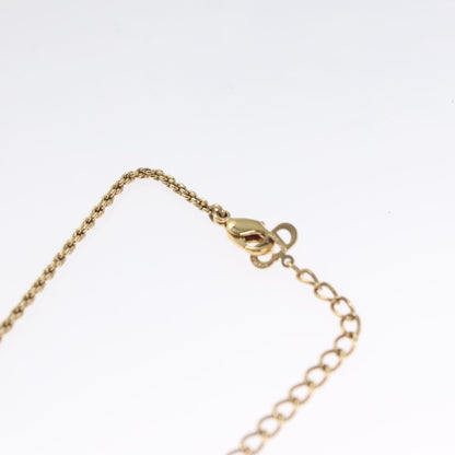 Christian Dior CD Pendant Necklace Metal, GOLD, METAL, Necklace