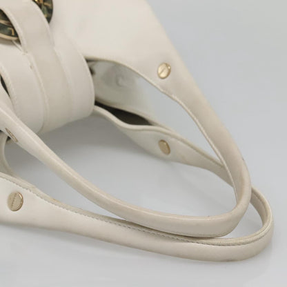 Bvlgari Chandra Hobo Leather, White, Leather, Handbag