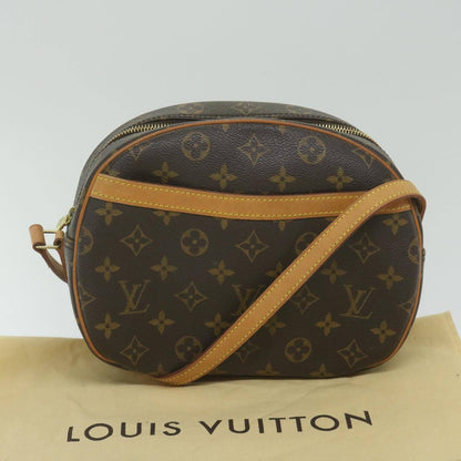 Louis Vuitton Blois Handbag Monogram Canvas, BROWN, CANVAS, Handbag