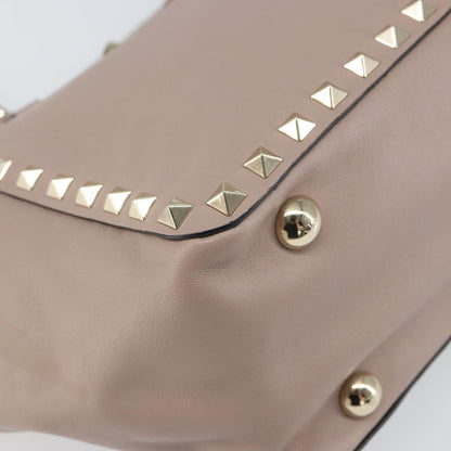 Valentino Garavani Rockstud Tote Soft Leather, PINK, LEATHER, Tote bag