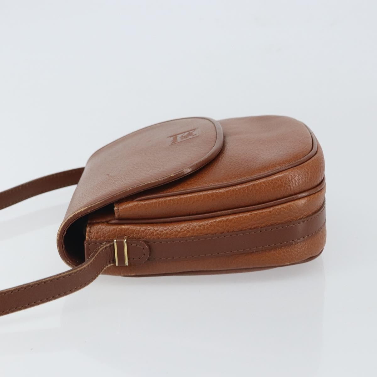 Burberry Vintage Shoulder Bag Leather, BROWN, LEATHER, Shoulder bag