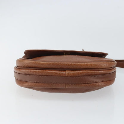 Burberry Vintage Shoulder Bag Leather, BROWN, LEATHER, Shoulder bag