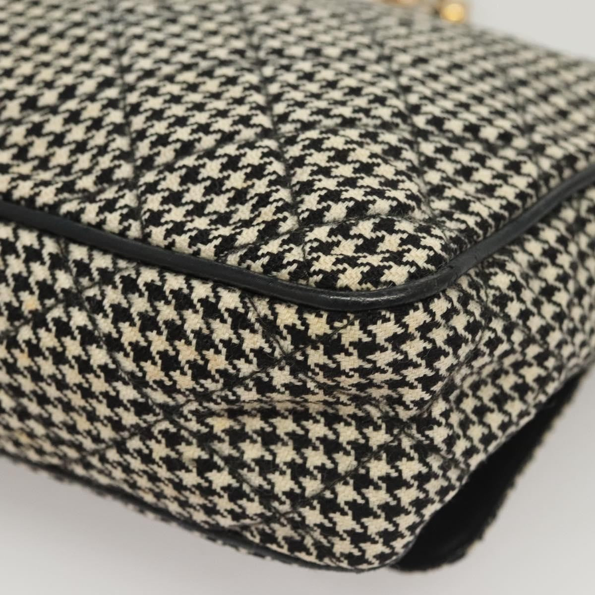 Chanel Vintage Front Pocket Camera Bag Canvas, White, Canvas, Shoulder Bag
