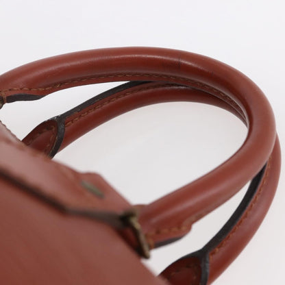 Louis Vuitton Speedy Handbag Epi Leather, BROWN, LEATHER, Handbag