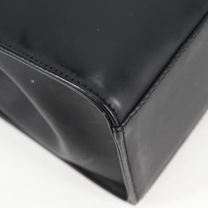 Gucci Bamboo Top Handle Convertible Tote Leather, BLACK, LEATHER, Tote bag