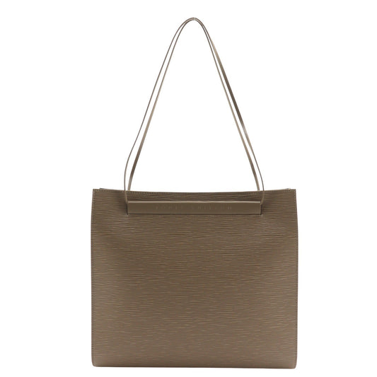Louis Vuitton Saint Tropez Handbag Epi Leather, Gray, Leather, Tote Bag