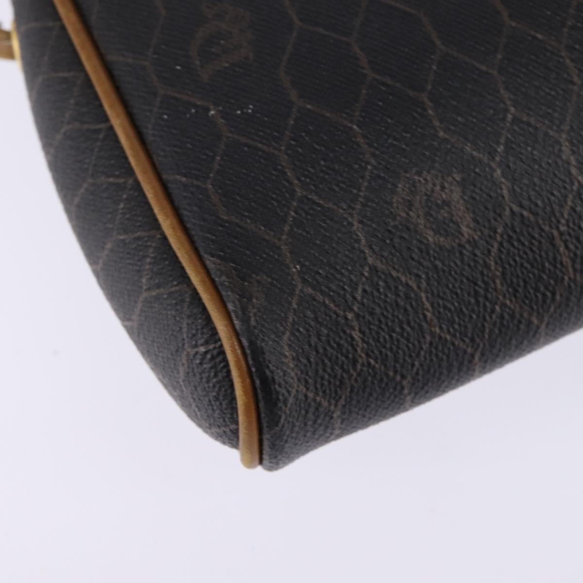 Christian Dior Vintage Honeycomb Shoulder Bag Canvas, BLACK, CANVAS, Shoulder bag