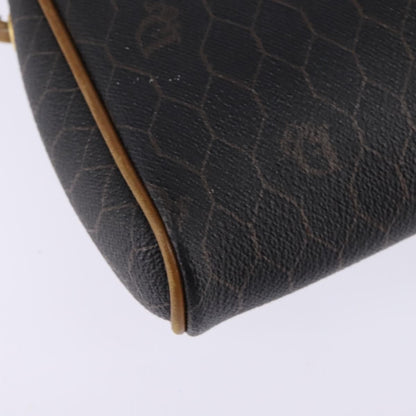 Christian Dior Vintage Honeycomb Shoulder Bag Canvas, BLACK, CANVAS, Shoulder bag