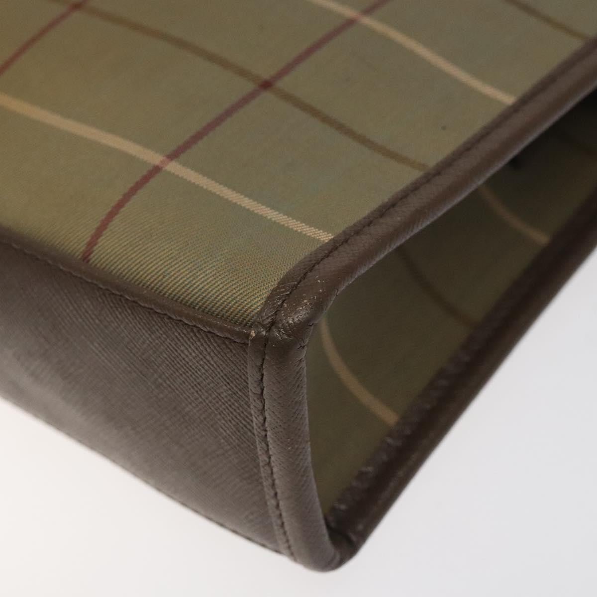 Burberry Nova check Pochette Canvas, BEIGE, CANVAS, Clutche & pouche