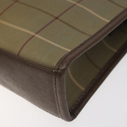 Burberry Nova check Pochette Canvas, BEIGE, CANVAS, Clutche & pouche