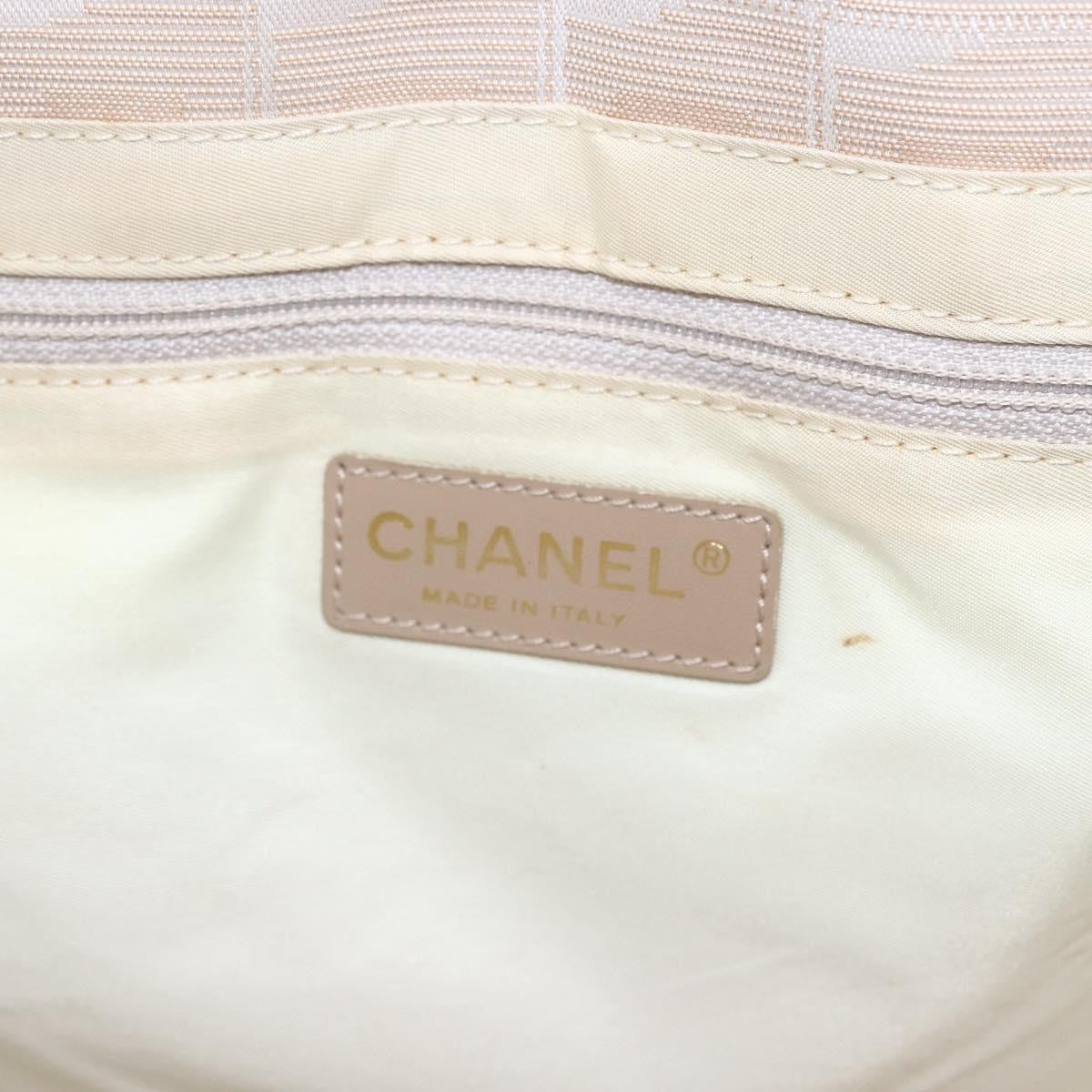 Chanel Travel Line Tote Nylon, BEIGE, NYLON, Tote bag