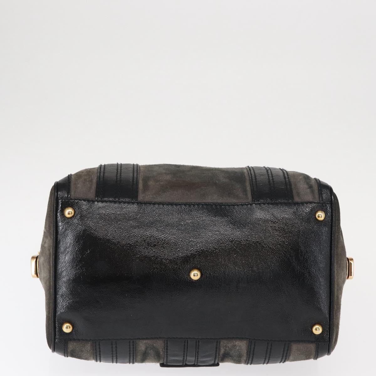 Gucci Aviatrix Satchel Suede, BLACK, SUEDE, Handbag