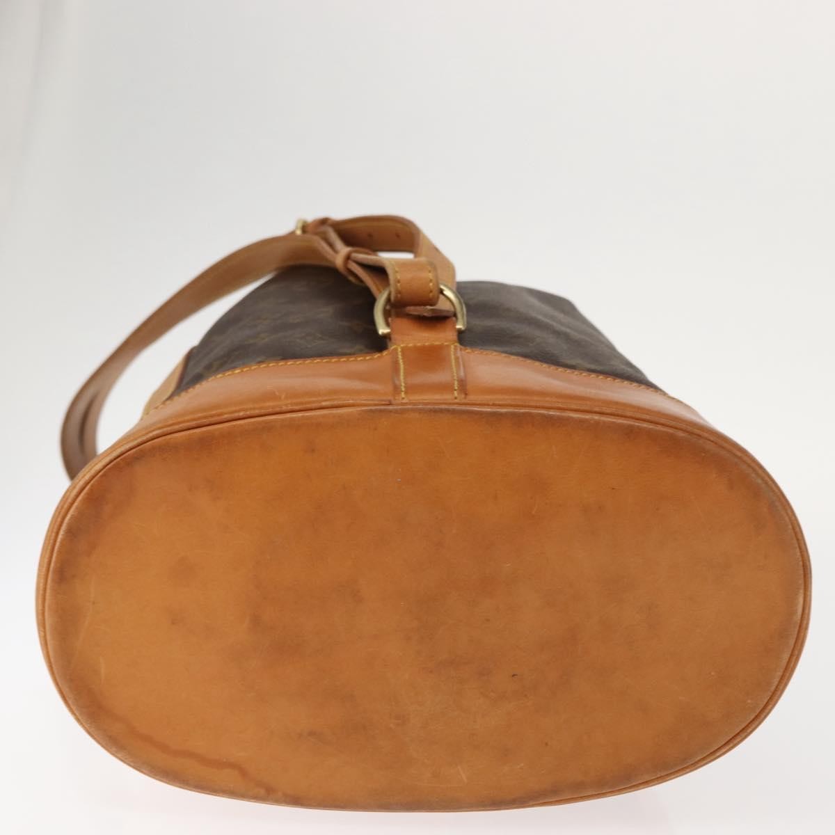 Louis Vuitton Randonnee Pochette Monogram Coated Canvas, BROWN, CANVAS, Shoulder bag