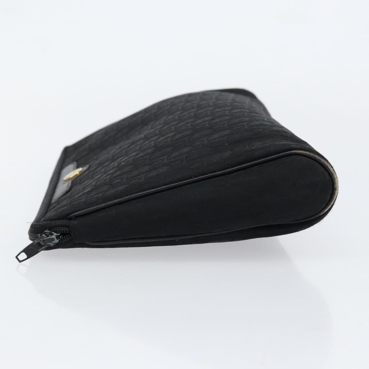 Christian Dior Trotter pouch Diorissimo Canvas, BLACK, CANVAS, Clutche & pouche